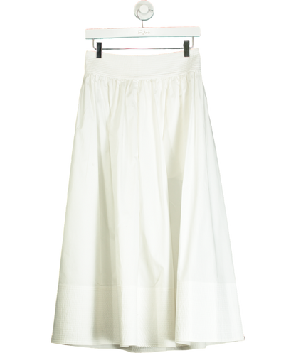 CO White Full Skirt With Stitch Detail UK S