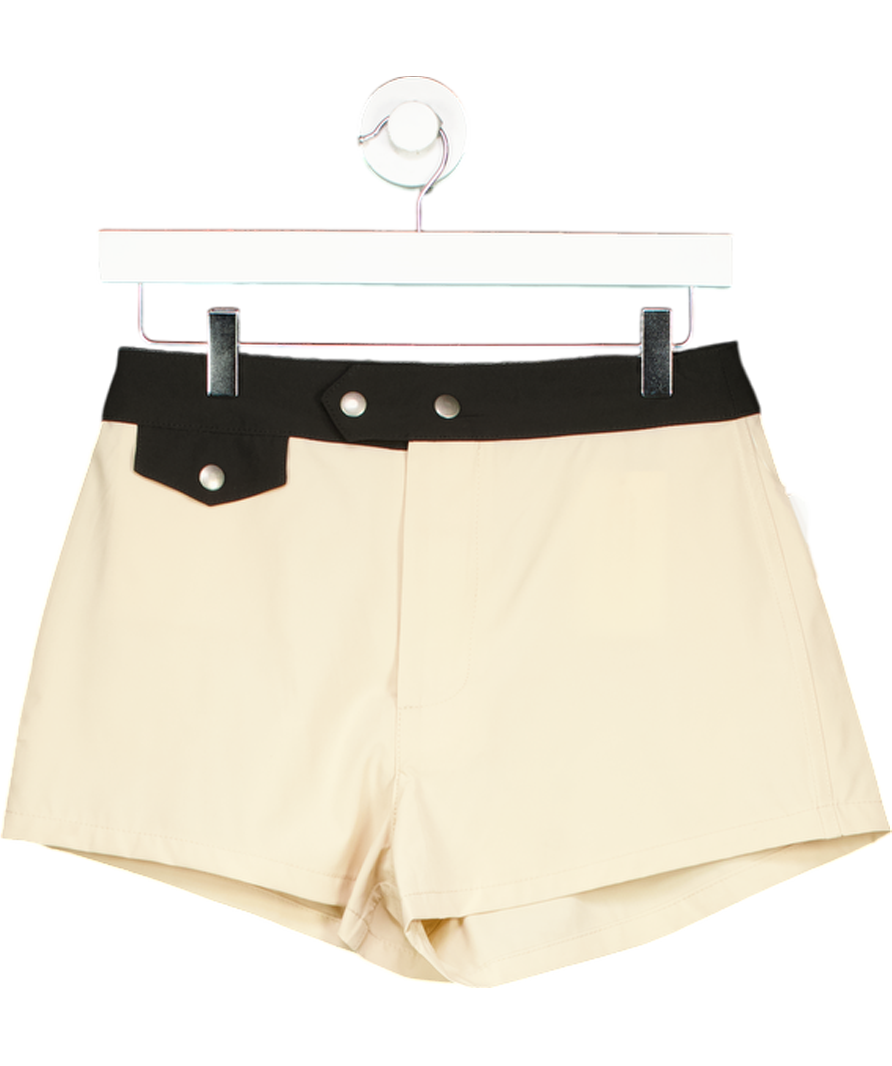 Free People Beige Baben James Board Shorts UK M