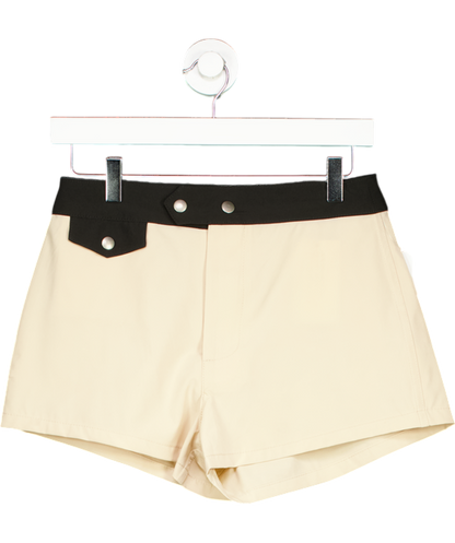 Free People Beige Baben James Board Shorts UK M