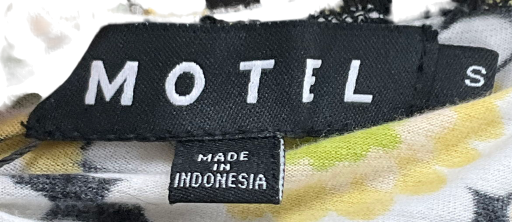 Motelrocks Multicoloured Jica Crop Top In Retro Floral UK S