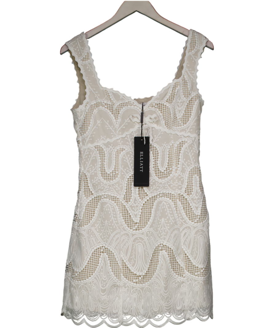 Elliatt White Eliza Mini Dress UK S