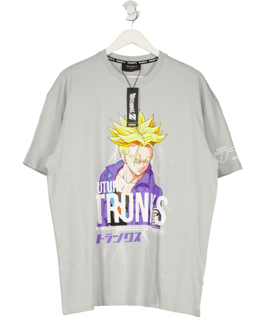 Vanquish Dbz Cs Trunks Glacier Grey Oversized T Shirt UK M