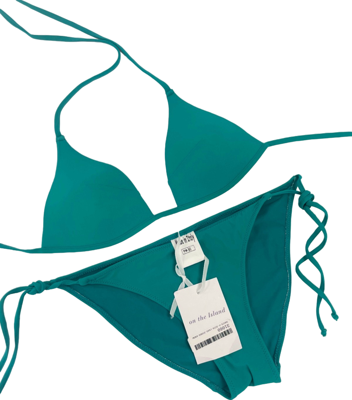 On the Island Green Bikini Set UK 10/12