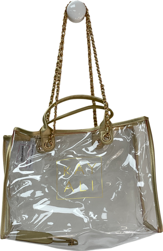 kayali Metallic Gold Tote Bag