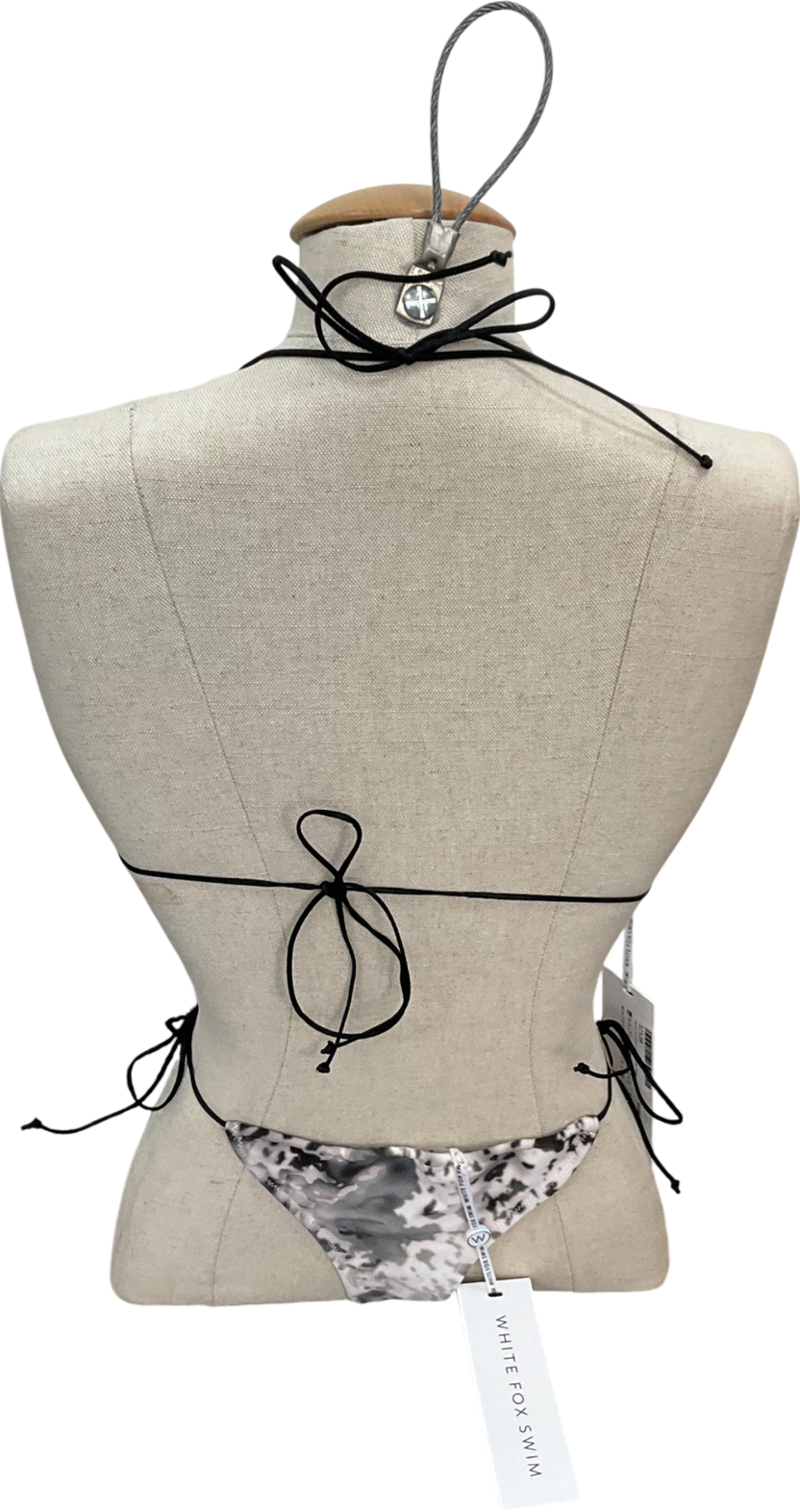 White Fox Black Giuliana Bikini Top Appaloosa & Simona Bottoms Appaloosa UK S