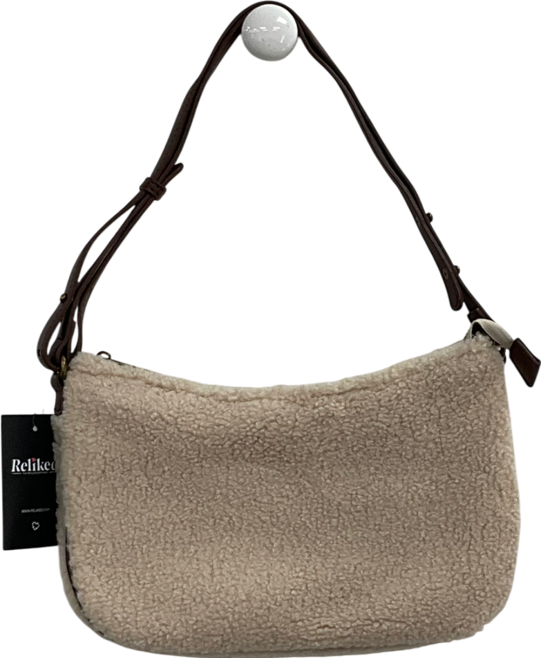 cotton on Cream Wool Bag
