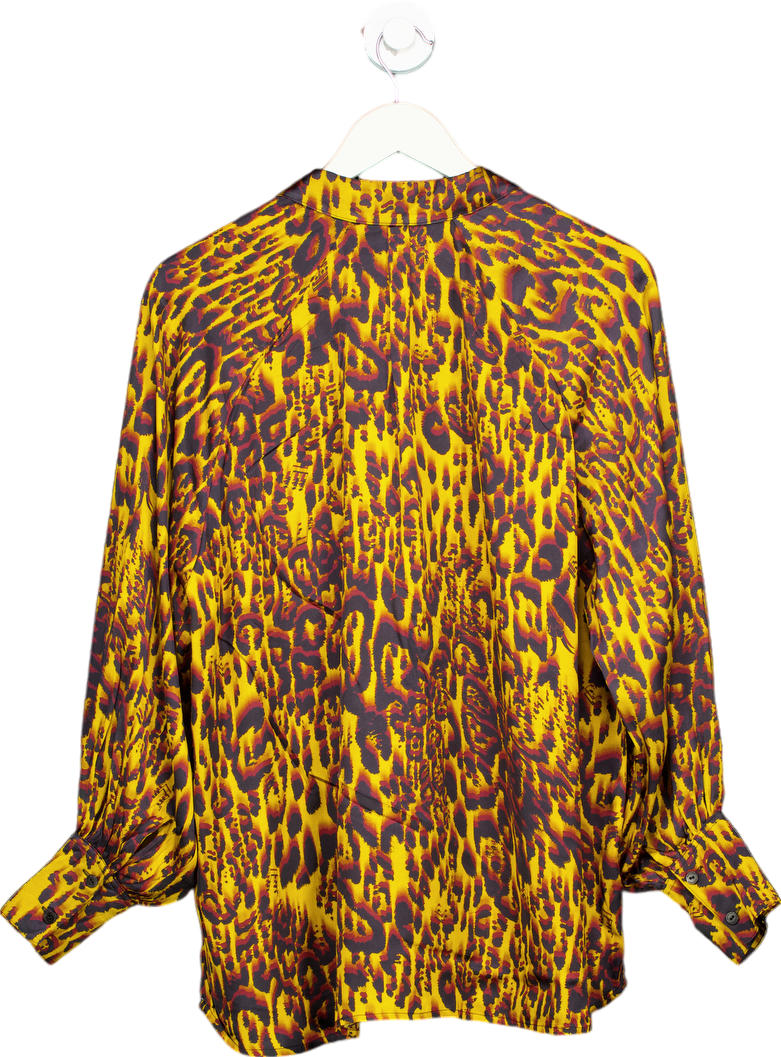 AllSaints Multicolour Leopard Print Shirt UK 6
