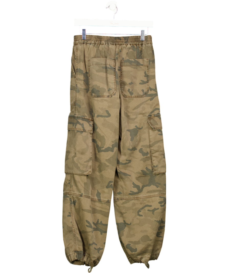 ME + EM Green Camo Cargo Trousers UK 6