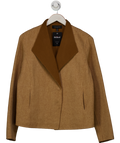 TALBOTS Beige Cosy Double Face Wool Blend Jacket Us4 UK 8