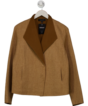 TALBOTS Beige Cosy Double Face Wool Blend Jacket Us4 UK 8