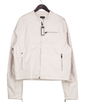 boohooMan Cream Boxy Home Bicker Jacket UK XL