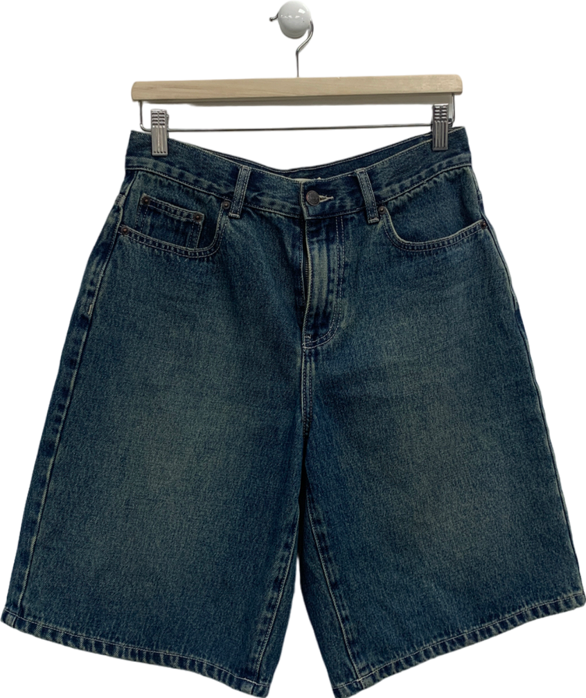 glassons Blue Low Rises Denim Shorts UK 8