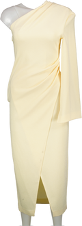 Nanushka Yellow One Sleeved Dress UK XS