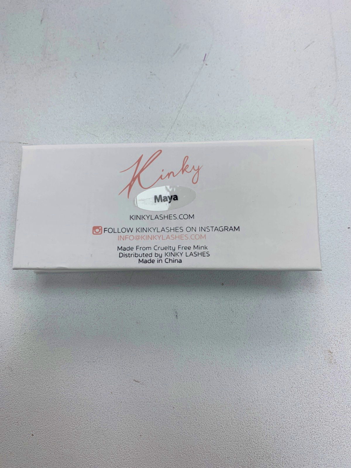 Kinky Lashes Cruelty Free Mink Maya Lashes
