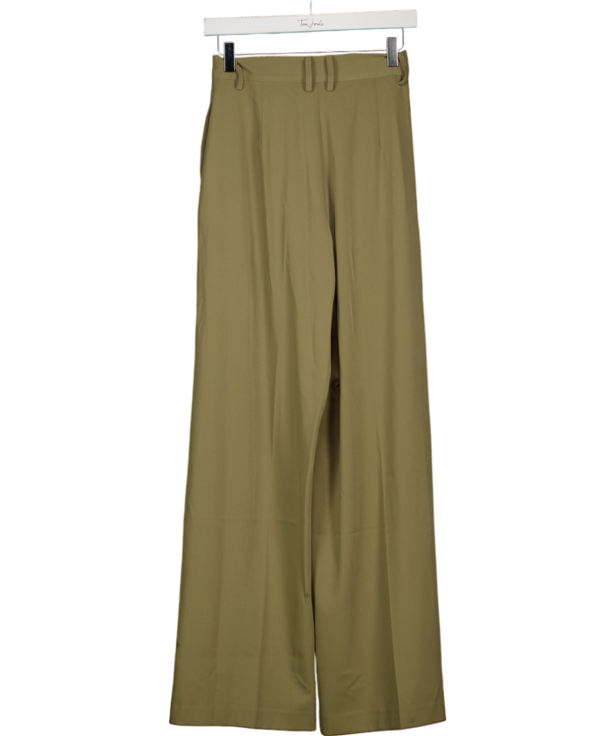 Meshki Jemima Straight Leg Pants - Olive Green UK XS