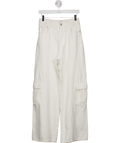 DISSH White Bennett Tencel Cargo Jean UK 8