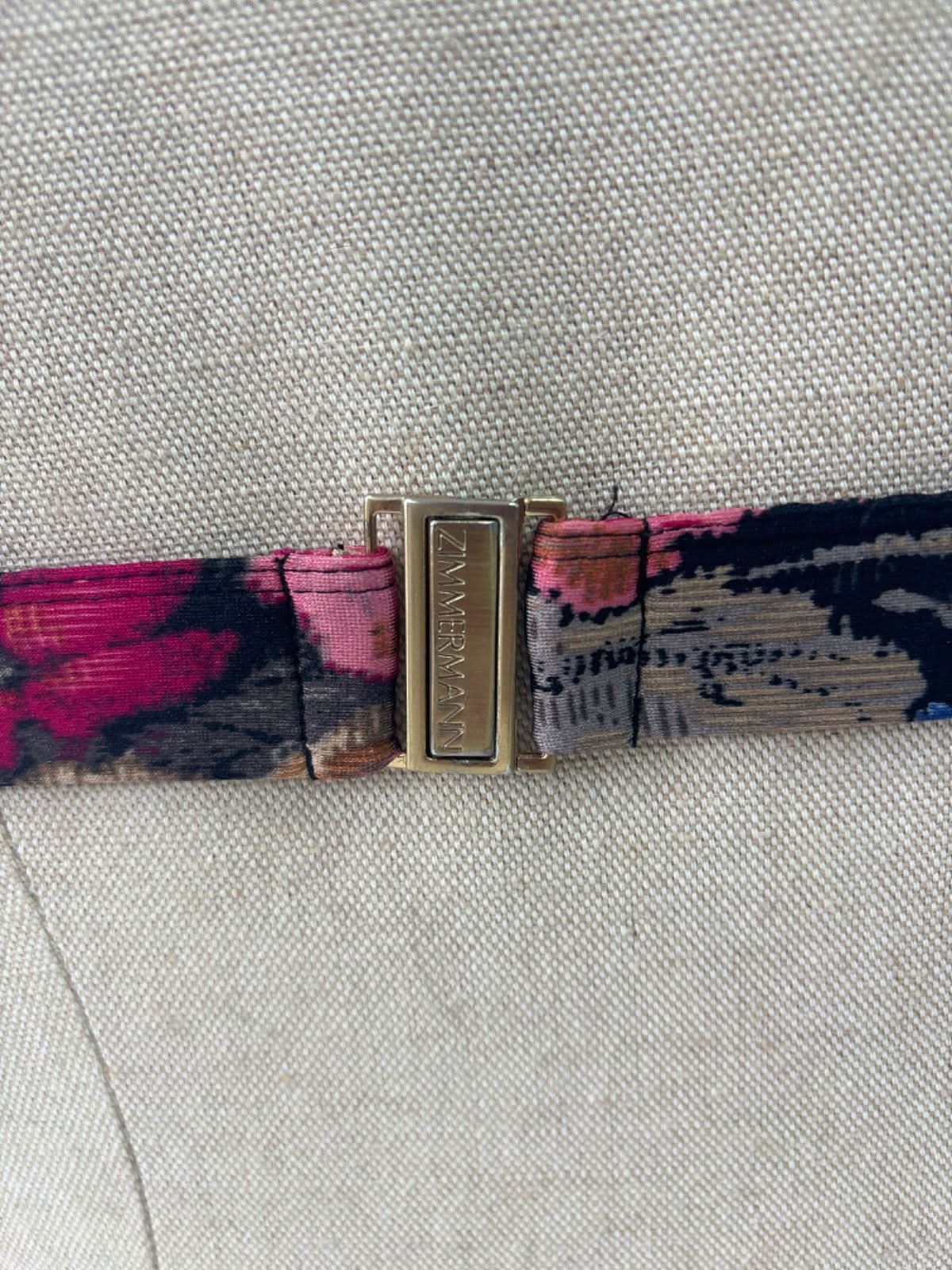 Zimmermann Multicolour Floral Bikini Set Size UK 6