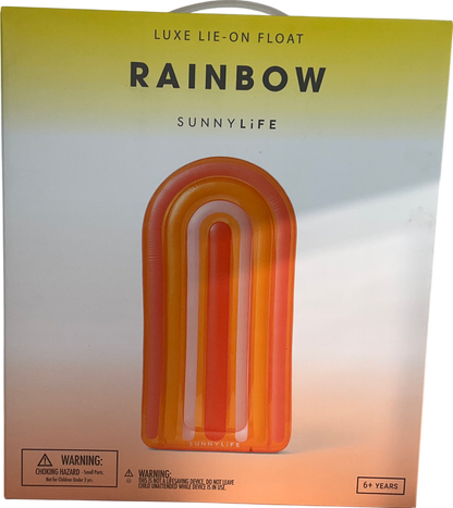 SunnyLife Luxe Lie on Rainbow Float