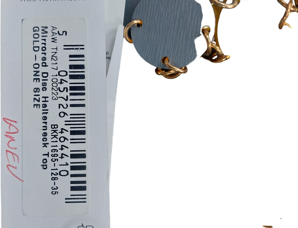 Karen Millen Mirrored Disc Halterneck Top