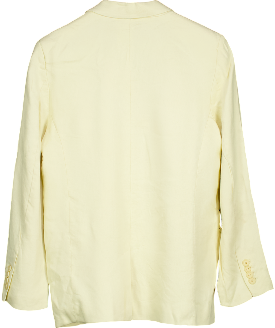 ZARA Yellow Oversized Blazer UK S