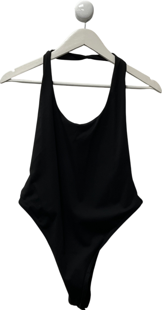 White Fox Black Atomic Interest Bodysuit UK L