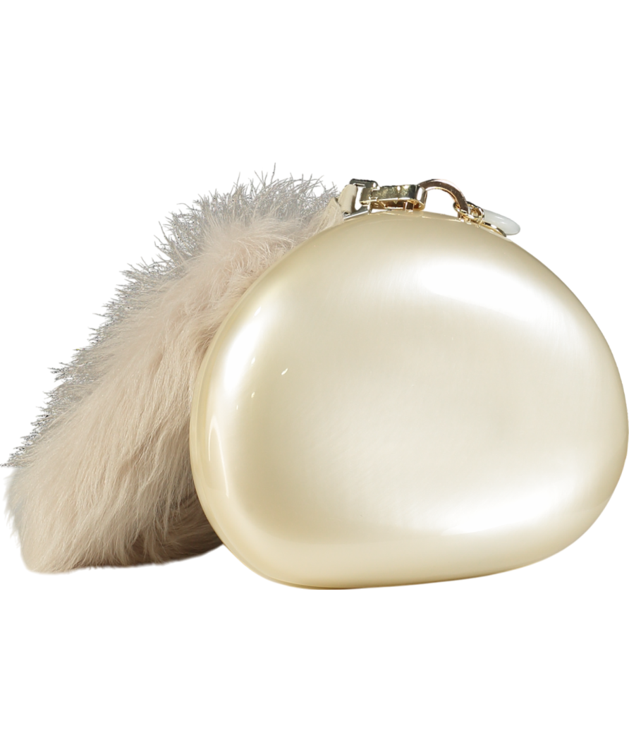 Stone & Mason Cream The Fluffy Pearl Stone Bag