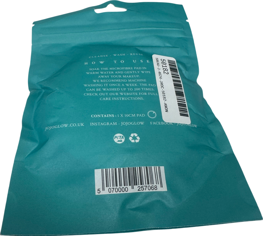 JOJO Glow Single Reusable Makeup Remover Pad 1
