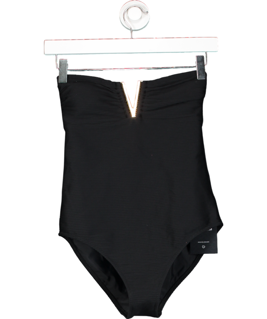 Heidi Klein Black Borneo One-piece Swimsuit UK S