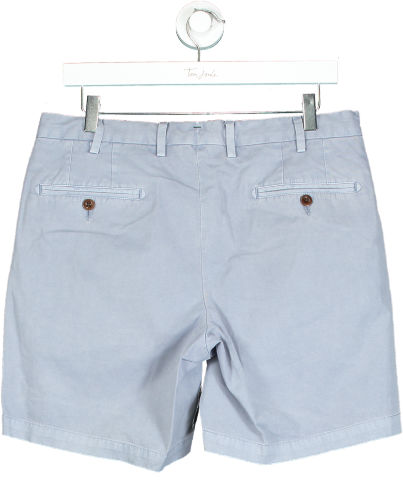 Sid Mashburn Blue Cotton Shorts UK W32