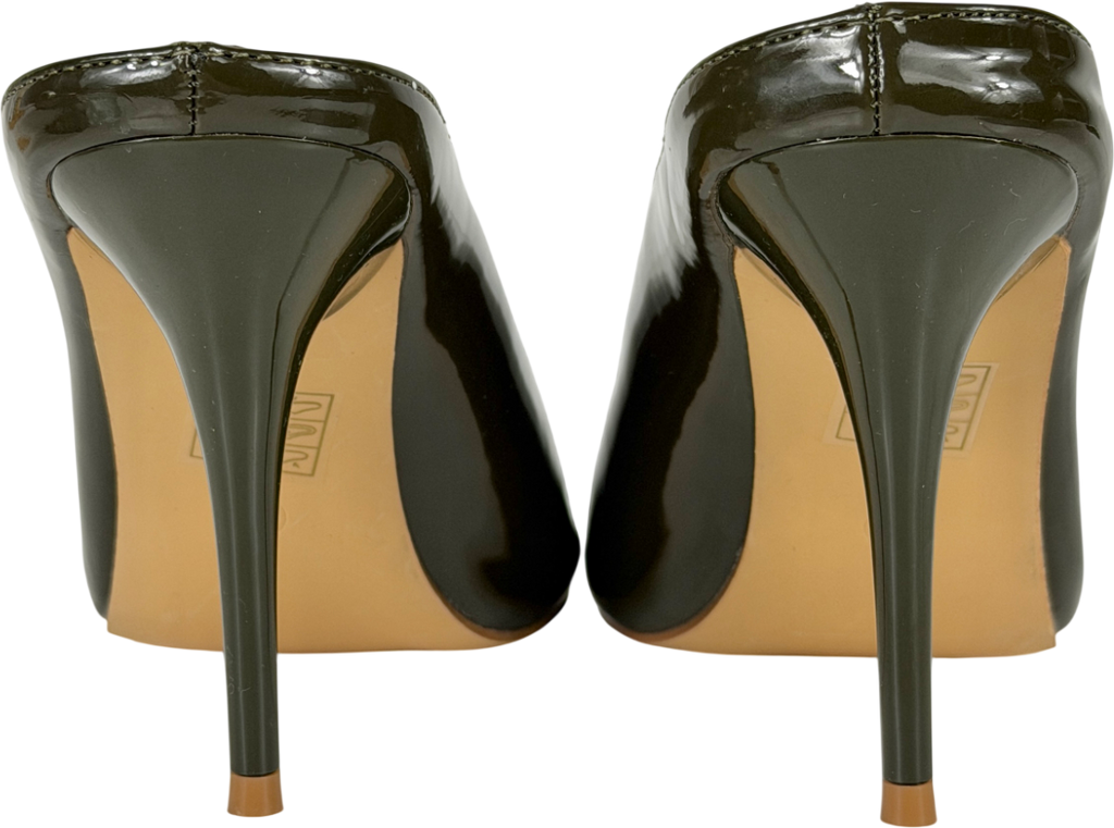 Public Desire Green Pointed Court Heels UK 6 EU 39 👠