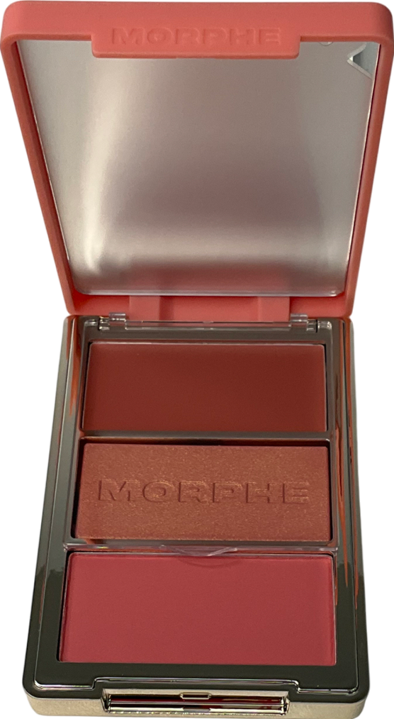 Morphe Cheek Thrills Multi Finish Face Trio Palette Beach Bonfire 10.8