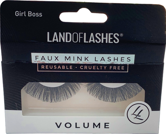 Land of Lashes Faux Mink Lashes Volume Girl Boss