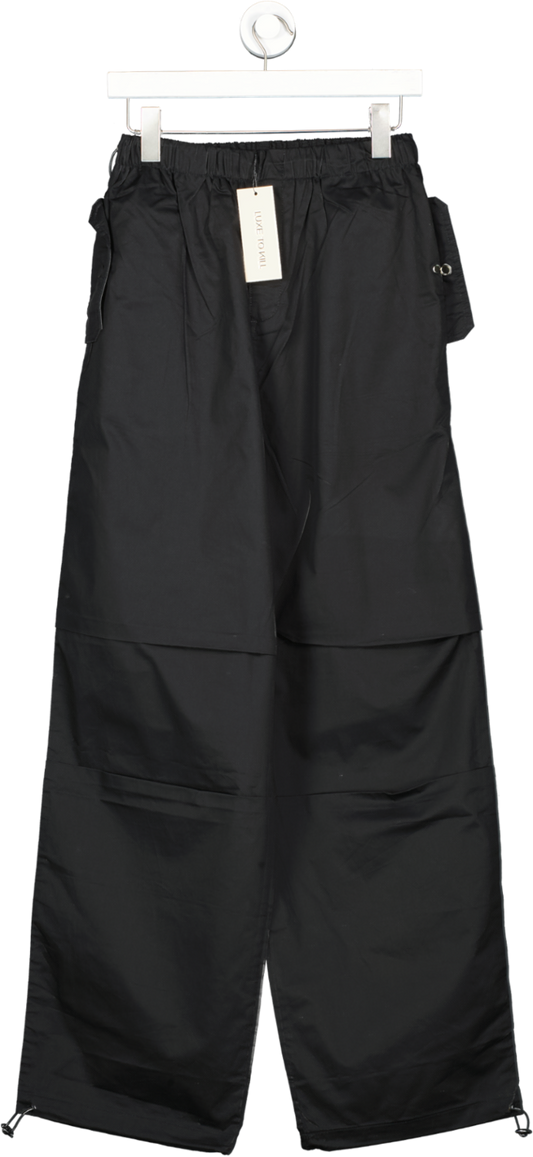 luxe to kill Black Tech Toggle Pant UK 10