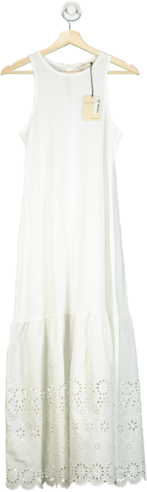 River Island White Relaxed Maxi Dress UK 6
