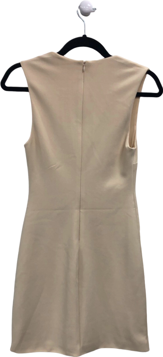 MESHKI Beige Bodycon Dress UK S