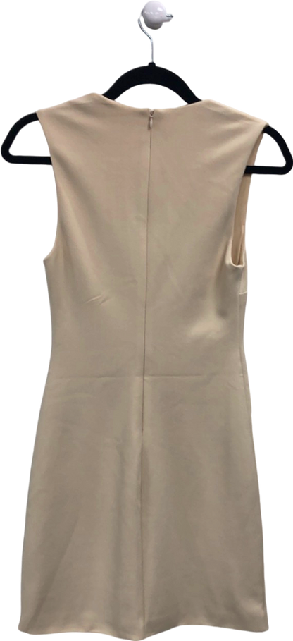 MESHKI Beige Bodycon Dress UK S