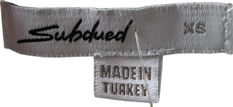 subdued White One Shoulder Top UK XS