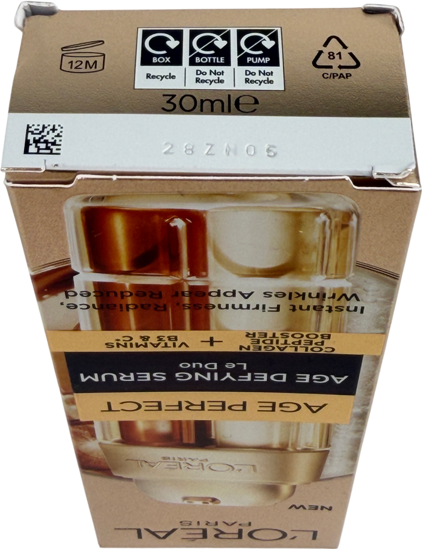 L'Oreal Age Perfect Serum Le Duo [with Collagen Peptide Boosters] 30ml