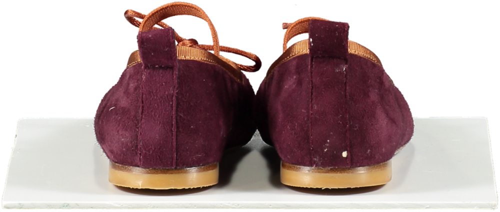 Bonpoint Purple Ballerinas With Elastic Strap UK 9.5 EU 27 👼