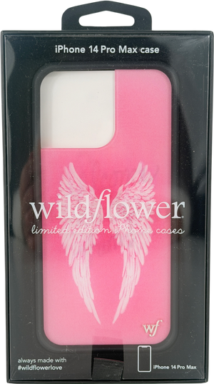 Wildflower Pink Iphone 14 Pro Max Case Angel Baby One Size