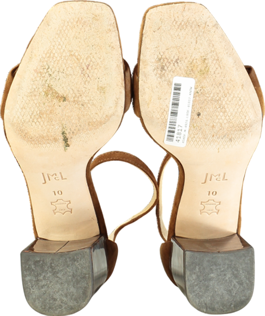 J. Mclaughlin Brown Esme Sandals UK 7.5 EU 40.5 👠