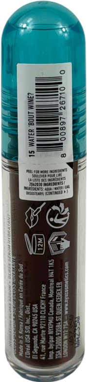 NYX Lip Iv Hydrating Gloss Stain 15 Water Bout Wine? 5ml