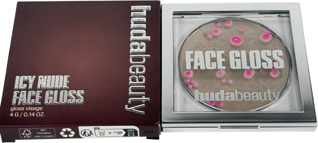 Huda Beauty Icy Nude Ph Face Gloss Frostbite 4g