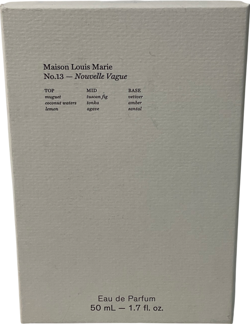 maison louis marie No. 13 Nouvelle Vague Eau De Parfum 50ml
