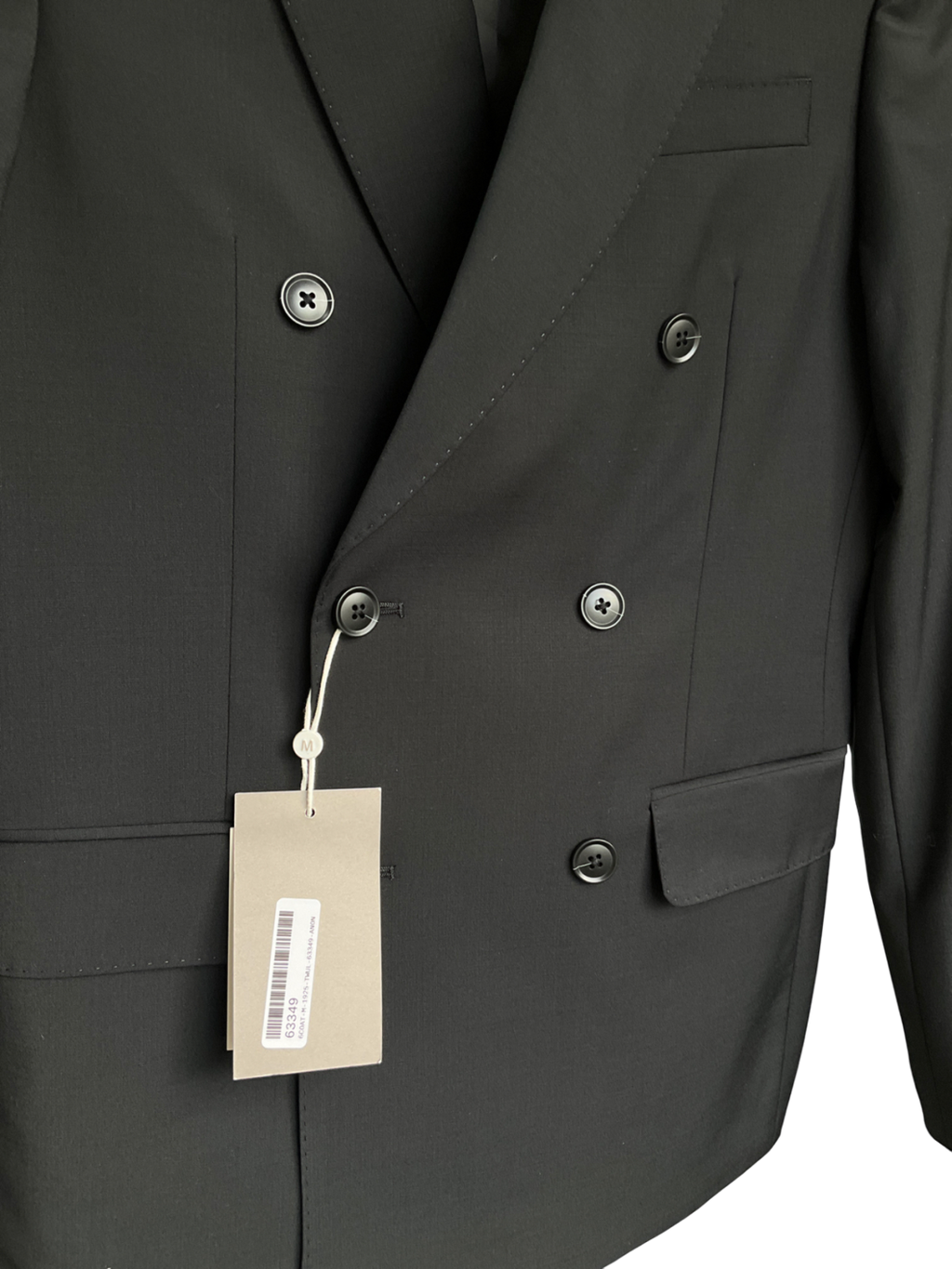 moss Tailored Fit Black Performance Suit UK 36" CHEST