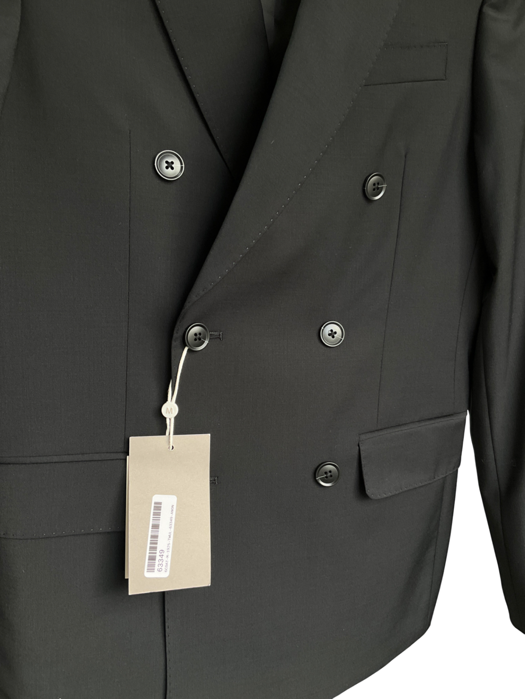 moss Tailored Fit Black Performance Suit UK 36" CHEST