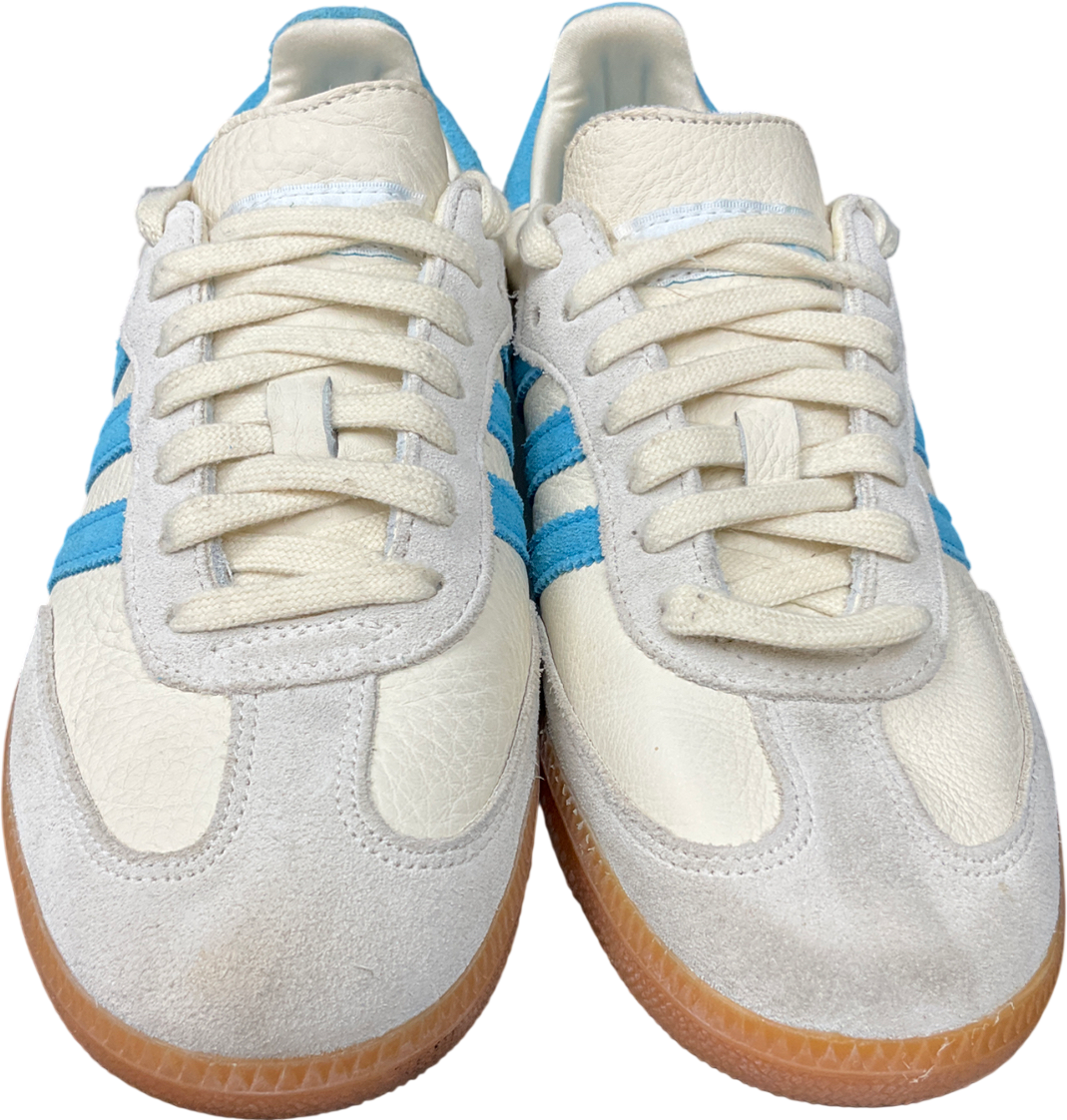 adidas Cream Samba Og Sporty & Rich Beige Blue UK 6 EU 39 👠