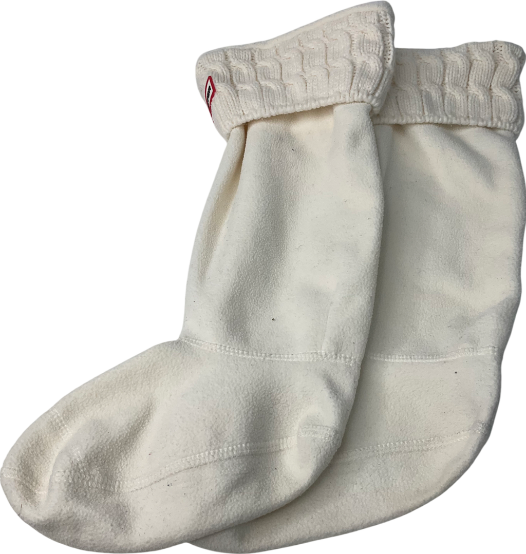 Hunter Cream Willie Boot Liners UK L