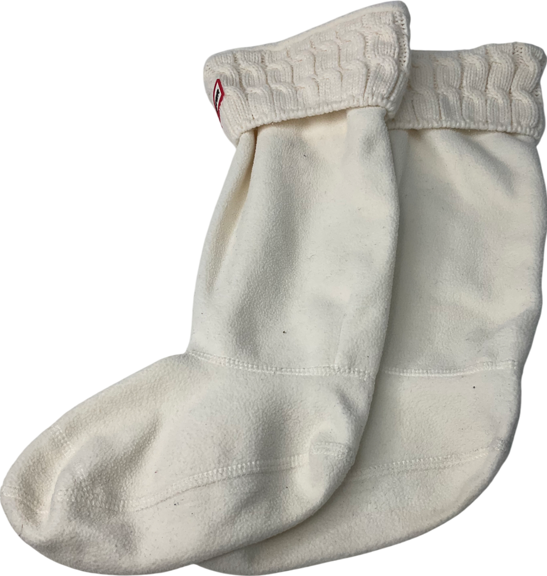 Hunter Cream Willie Boot Liners UK L