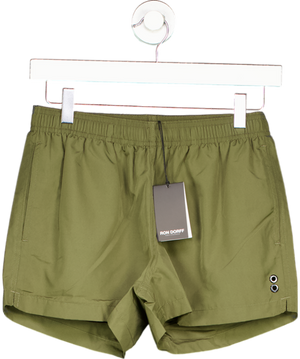 Ron Dorff Khaki Green Quick Dry Swim Shorts UK XS